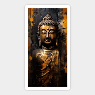 Painting of Lord Gauthama Budha Sticker